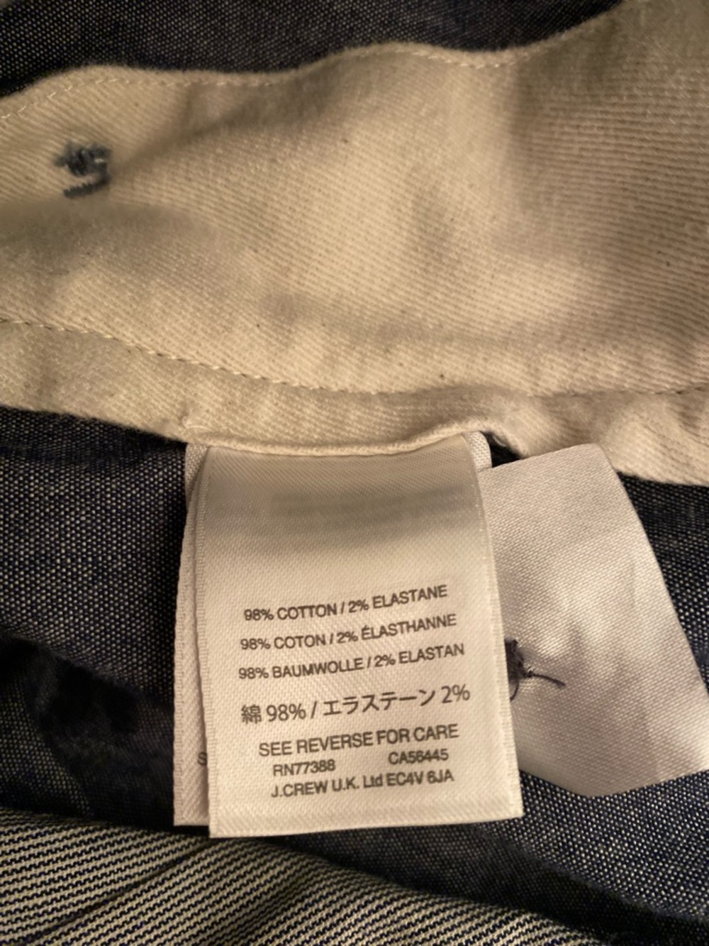 J. Crew Blue Men's 770 Chinos Size 32 - Picture 6 of 12